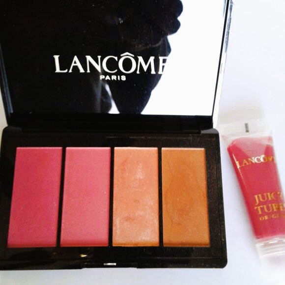Lancome- sparkle face palette-glam and juicy tube. - Picture 1 of 7